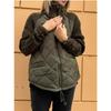 2025 Autumn Winter New Women's Cotton Coat Fashion Zip Up Long Sleeve Stand Collar Cardigan Outerwear for Europe America