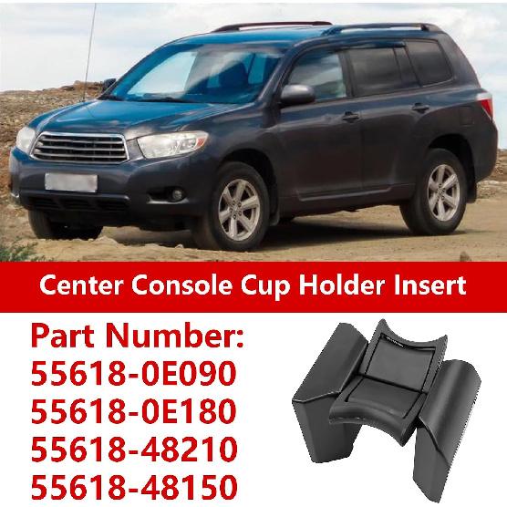 Cup Holder Divider Insert for Toyota Highlander 2008-2013 Center Console Cup Holder Insert Divider Replacement for Lexus RX350 2016-2022 Part Number
