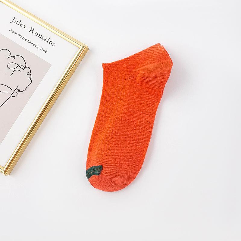 10 Pairs of Women Spring and Autumn Shallow Mouth Invisible Perspirant Breathable Boat Socks