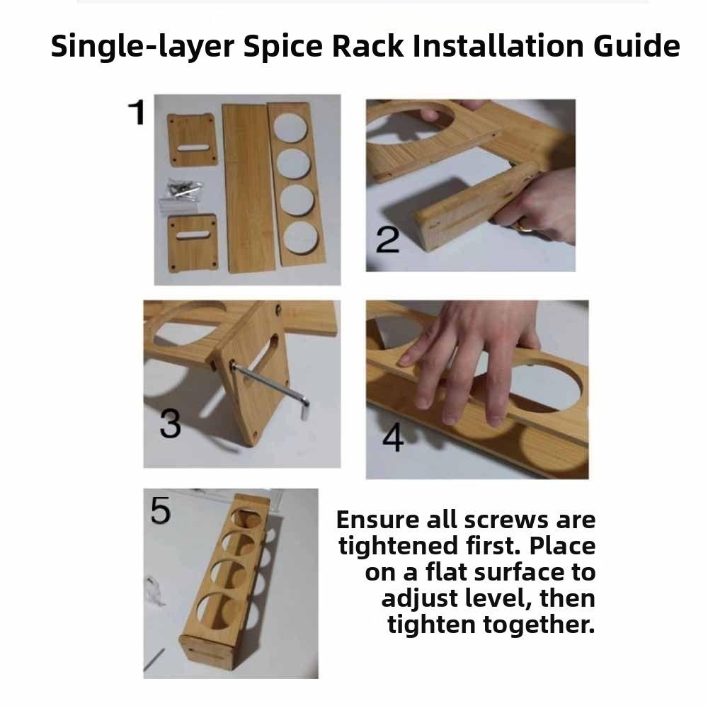 Multi-Compartment Glass Oil Bottle Rack Anti-Slip Kitchen Storage Shelf  Dining Table