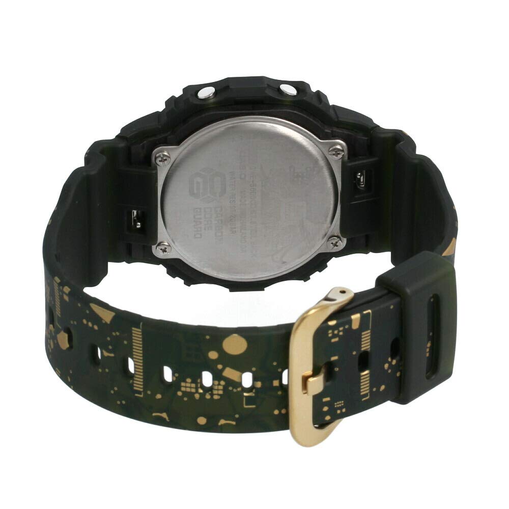 Casio Digital Square Speed Carbon Limited Edition G-Shock Men's Watch, Green, DWE-5600CC-3