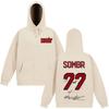 Sombr De Late Avonden & Jonge Romantiek Tour 2025 Hoodie Mannen Vrouwen Lange Mouw Los Casual Esthetisch Sweatshirt Hip-hop Pullover