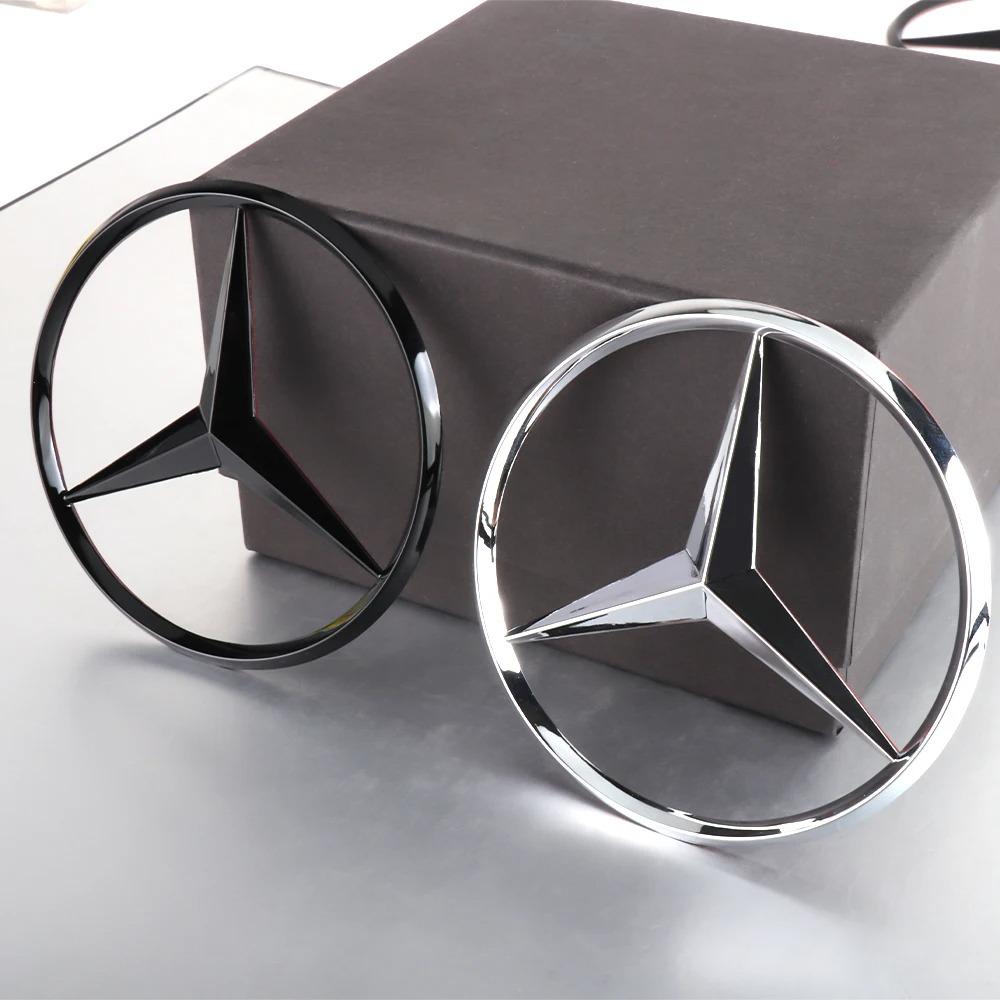 1PCS 70mm 3D Metal Car Engine Emblem Hood Decoration Sticker for Mercedes-Benz W204 W205 AMG Smart Fortwo W211 W212 W213 CLS CLA DL5
