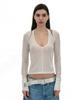 PARTIMENTO WOMEN Mesh Layer 2 In 1 Top_White