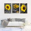 Sunflower Wall Painting Black and White Posters Living Room Decoration Canvas Art Hd Print Vintage Picture Home Decor Cuadros