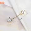 Pearl Anti-Exposure Brooch: Women's Waist-Cinching Pin & Clothing Decoration