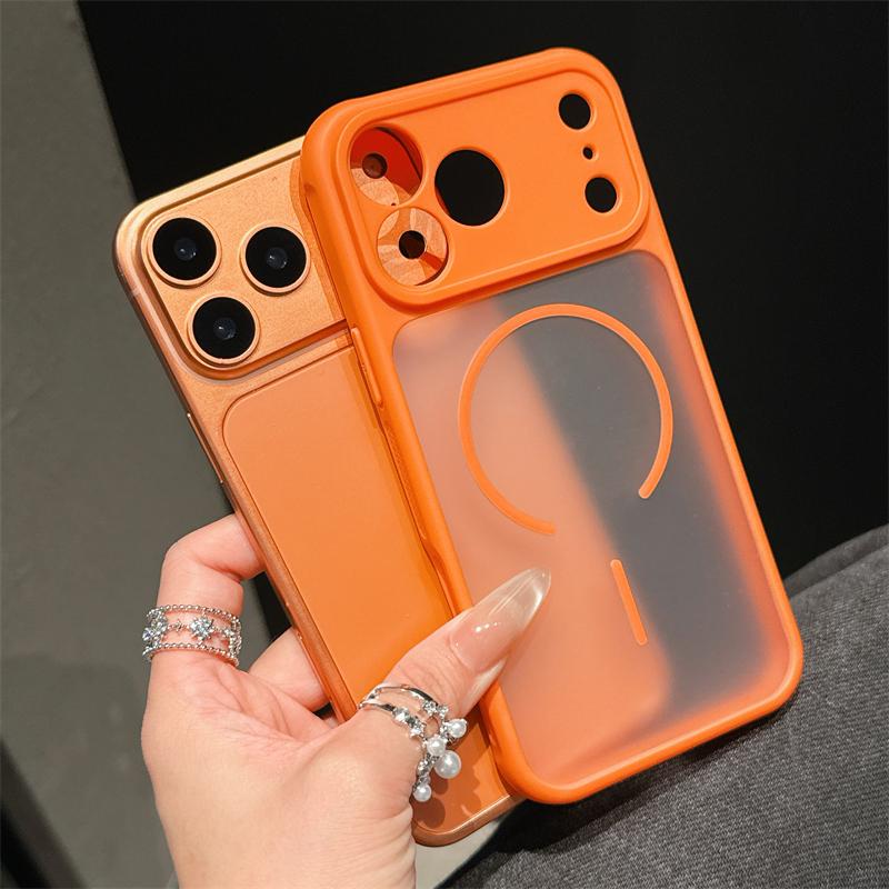 Luxury Matte Translucent Magnetic Case For iPhone 17 Air 16 15 14 13 12 11 Pro Max Plus For Magsafe Charge Shockproof Hard Cover