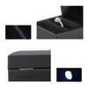 Red Square Ring Storage Ring Displays Case Jewelry Display LED Lighted Jewelry Box Gift Packaging