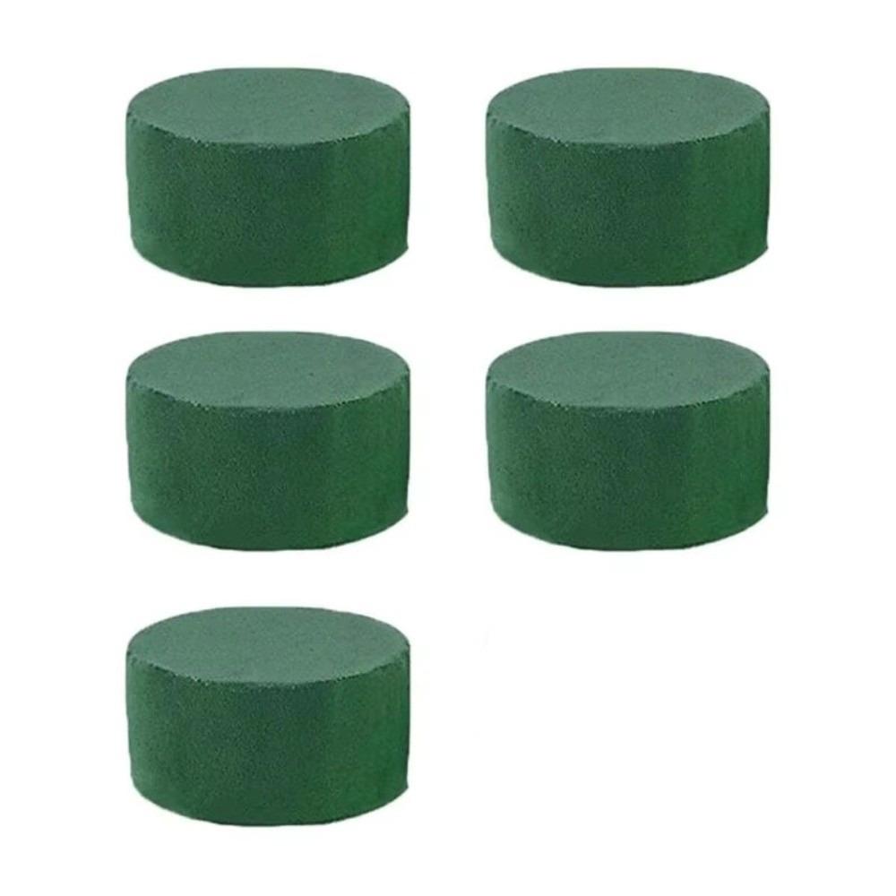 

5PCS Green Floral Foam Blocks Fresh-Keeping Half Ball Shape Floral Foam Brick DIY Flower Arrangement Kit Round Shape