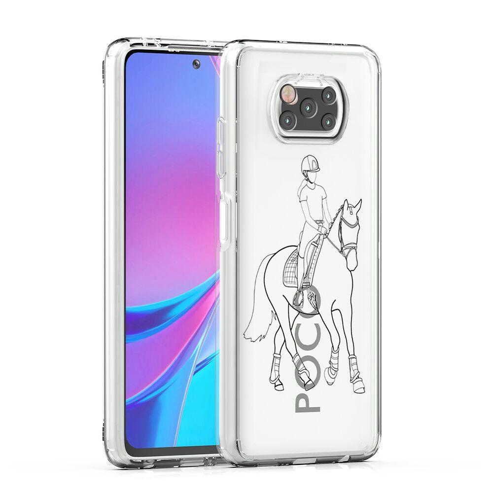 

Phone Case For Xiaomi Poco X6 X5 NFC X3 F6 F5 Pro F4 F3 M3 14 13T 12T 12 13 Lite 11 Mi 5G Clear Cover Animal Art Horse Poco X6 Pro