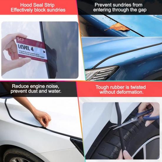 68070493AA Car Front Hood Seal Strip Weatherstrip For Jeep Grand Cherokee Dodge