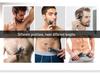 Men's Electric Body Hair Trimmer for Chest, Legs, and Private Parts