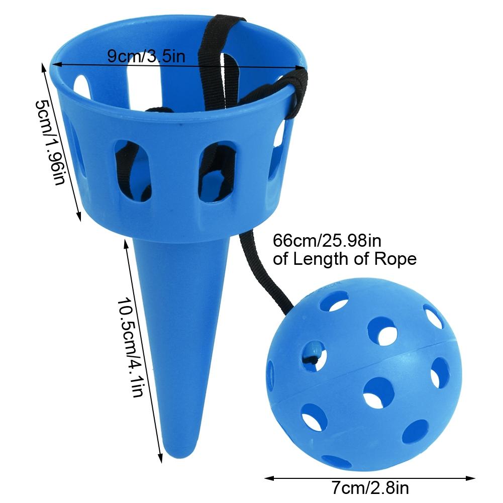 Scoop Toss Set Children Coordination Training Equipment Sports Throwing and Catching Game