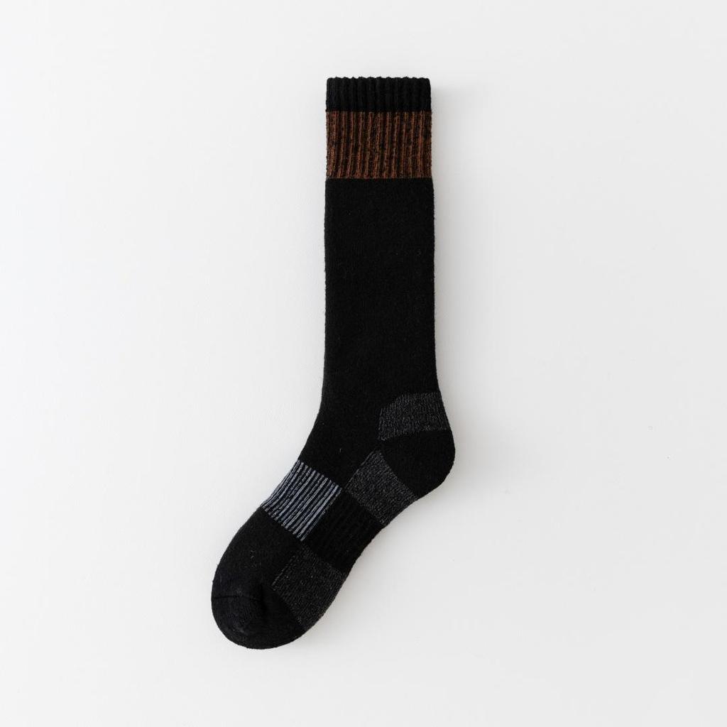 Merino Wool Over-the-Knee Outdoor Ski Socks: Thick, Terry Long Winter Hiking Socks for Men & Women