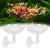 2pcs Aquarium Fish Shrimp Feeder Acrylic Fish   High Transparent Food Feeder
