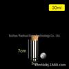 30mm Straight Neck Corked Glass Vial Bottle for Candy & Dispensing