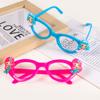 3/6pcs Mermaid Plastic Glasses Little Mermaid Themed Party Photo Prop Kids Girls 1st Birthday Party Gift Baby Shower Supplies