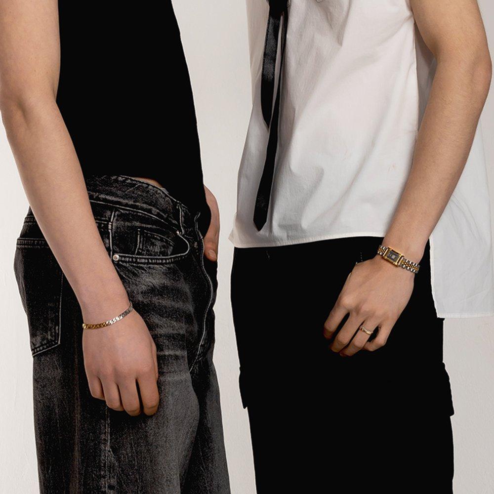 Vivi Curve Combo Chain Bracelet