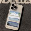 Summer Oil Painting Pattern Phone Case For iPhone 16 15 14 13 12 11 Pro Max Mini X XS SE 7 8 Plus 16E Shockproof Cover Fundas