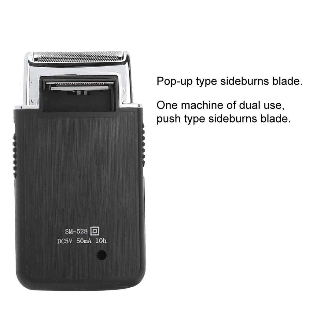 Professional Rechargeable Mini Men Beard Shaver Electric Whisker Razor