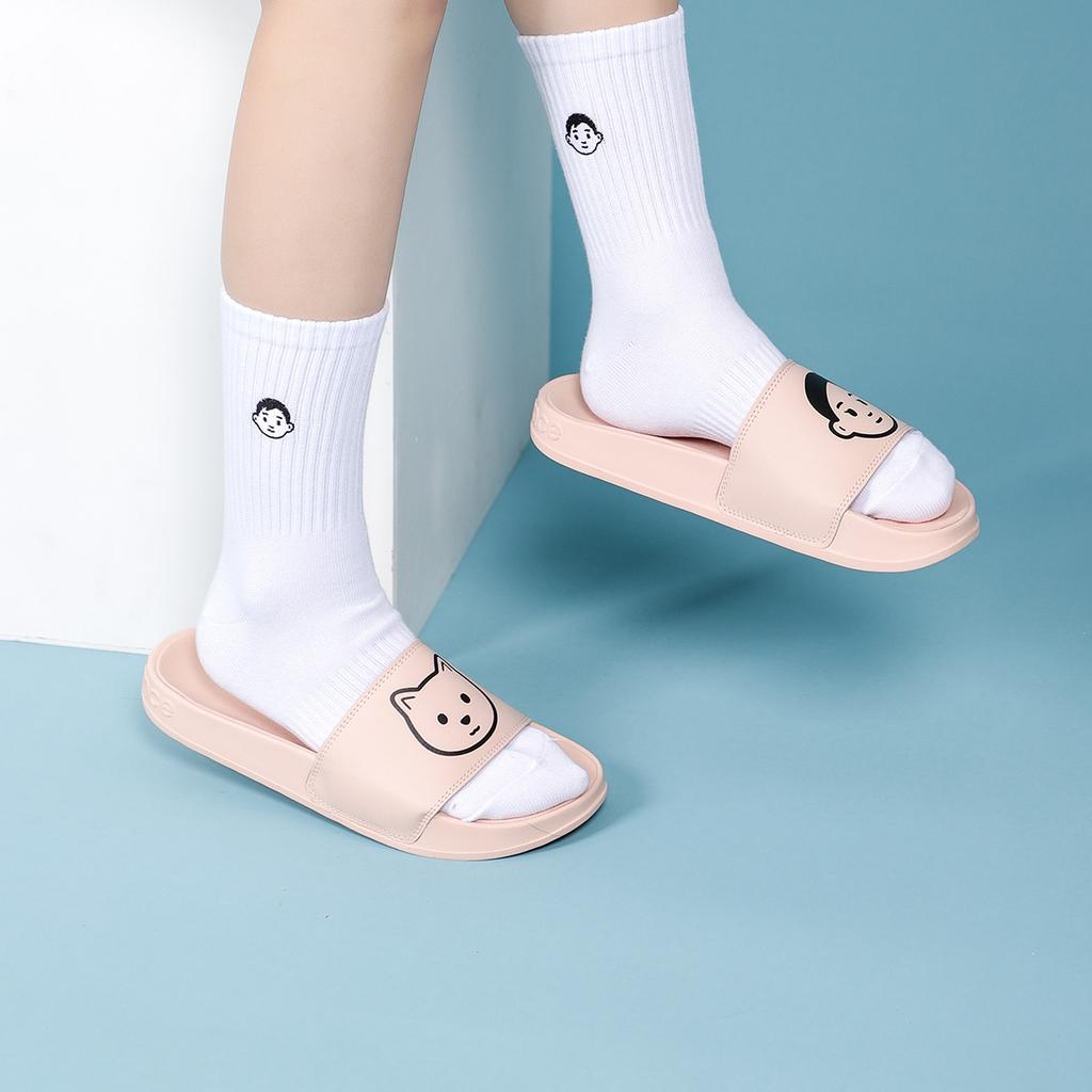 New Balance Noritake X  NB 200 Illustrator Collaboration Rubber Sole Slide Sandals Women Footwear Pink SWF200NP