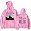 Men's 2026 Spring/Autumn Retro Trendy Hooded Pullover Sweatshirt - Loose High Street Style