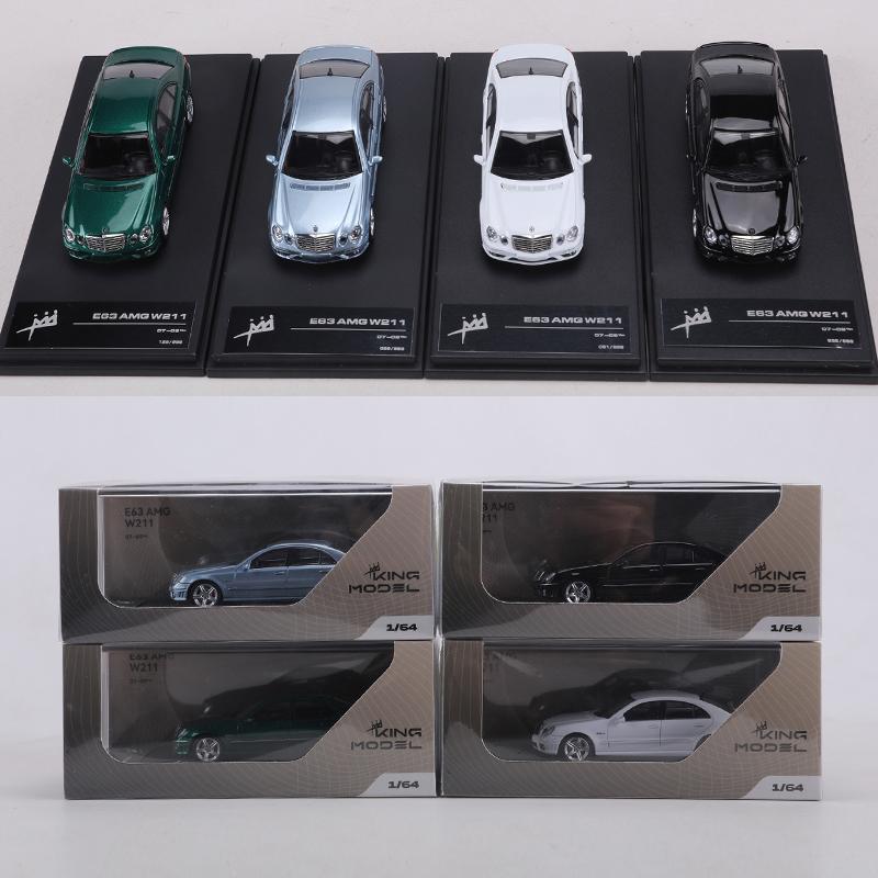 AAYM1 King Model 1:64 E63 AMG W211 Die-cast Alloy Simulation Car Model Toy Collection Display Piece
