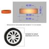 4PCS/Set Silicone Suitcase Wheels Protection Cover with Silent Sound Reduce Noise Trolley Box Luggage Caster Shoes Casters Cover