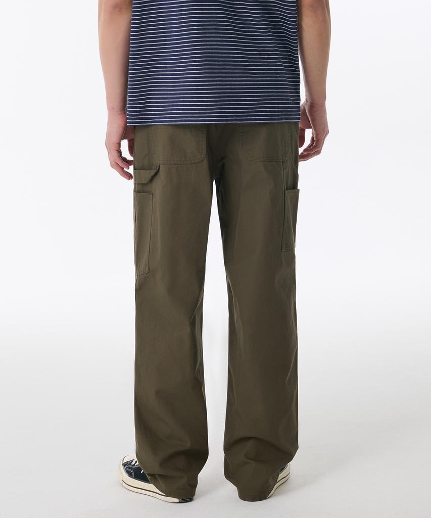 Musinsa Standard Canvas Regular Fit Double Knee Carpenter Pants [Khaki]
