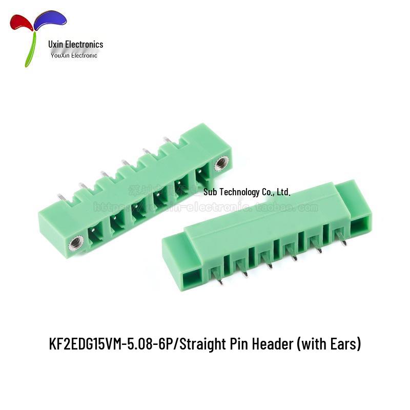 KF2EDG15VM Serie Gerader Stift-Buchsenklemmenblock, 5,08 mm Raster, 2/3/4/5/6/8P Stecker