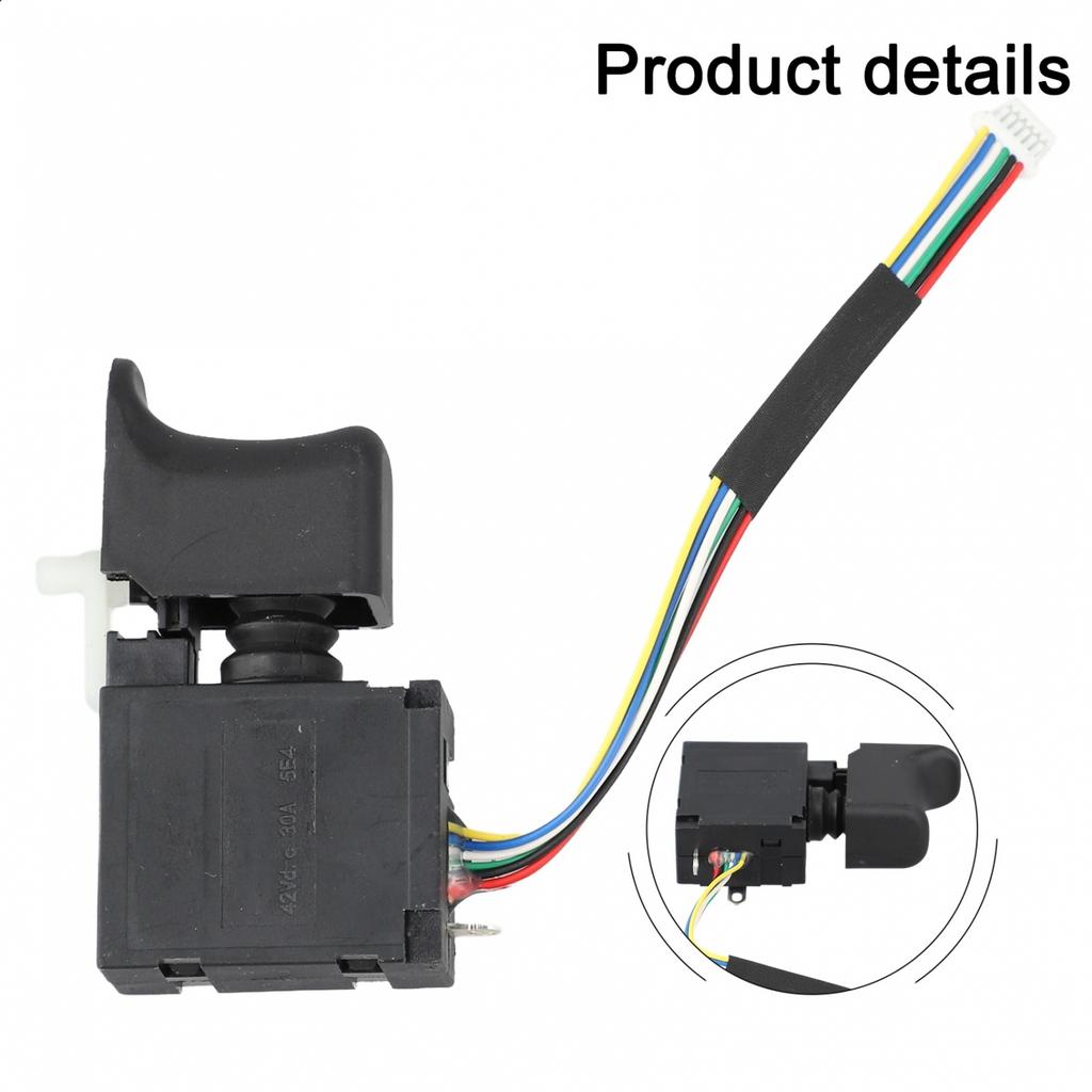 Cordless Drill Compatible Trigger Switch with Adjustable Speed Control