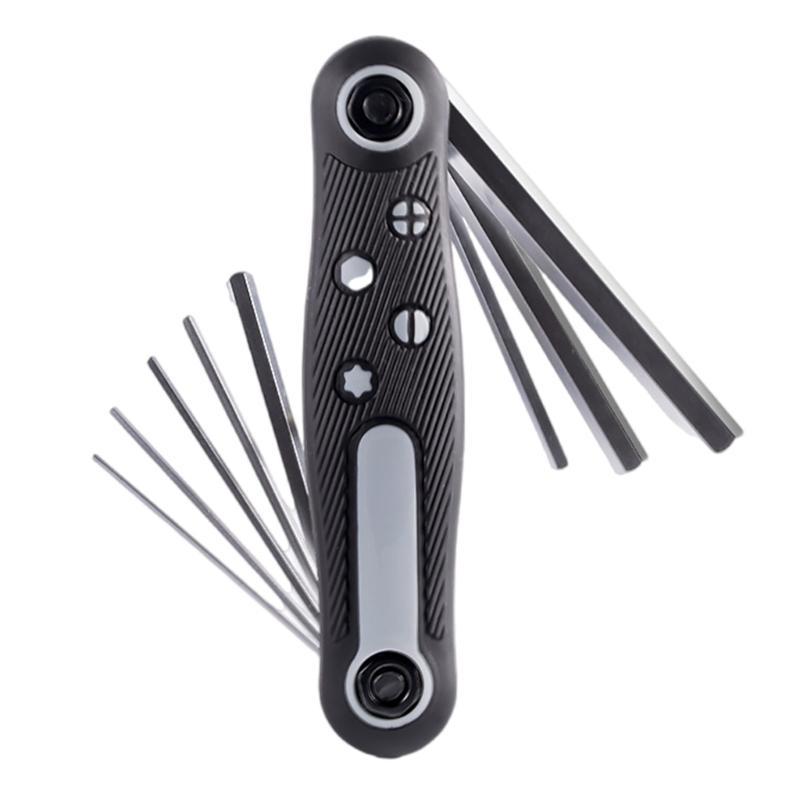 652F Reliable Comprehensive Manual Folding Screwdriver Tool Set Suitable for Everyday Repairs Fixes Home And Professional Use