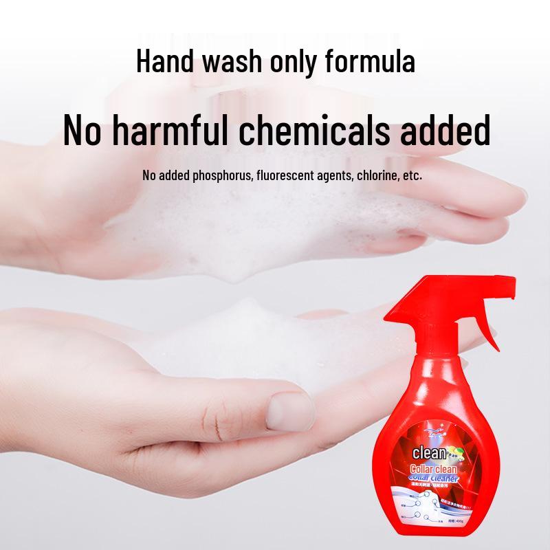 King Oil & Yellow Stain Remover: Gentle, Waterless Solution for Stubborn School Uniform Collar & Cuff Stains.