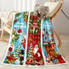 Merry Christmas Santa Claus Blankets are suitable for living rooms, bedrooms, camping, and other places, making them an ideal choice for gifts.