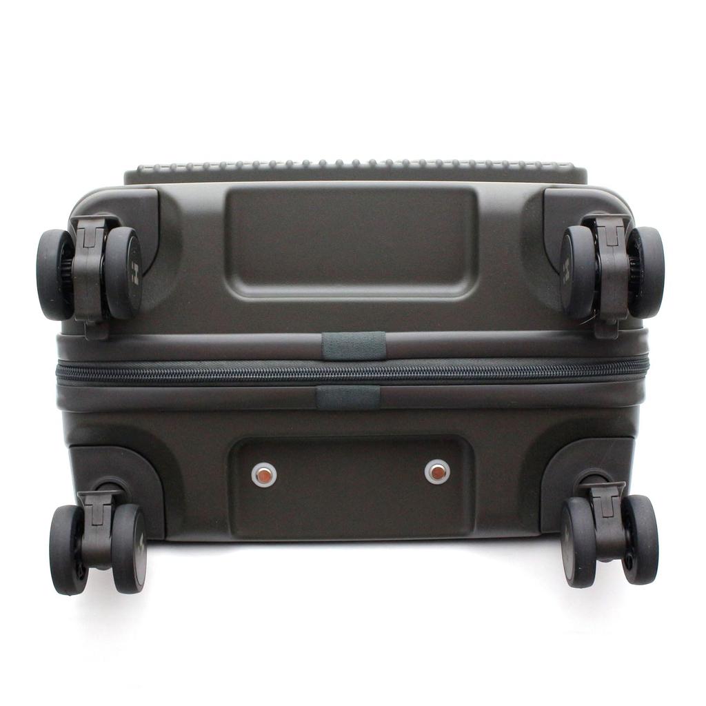 Stylový a přesto plný užitečných funkcí Hapitas Zipper Suitcase Pouze Siffle může používat oba klíče a zarážkové kolečko otevřené vpředu HPL2281 tmavě šedá [Siffle]