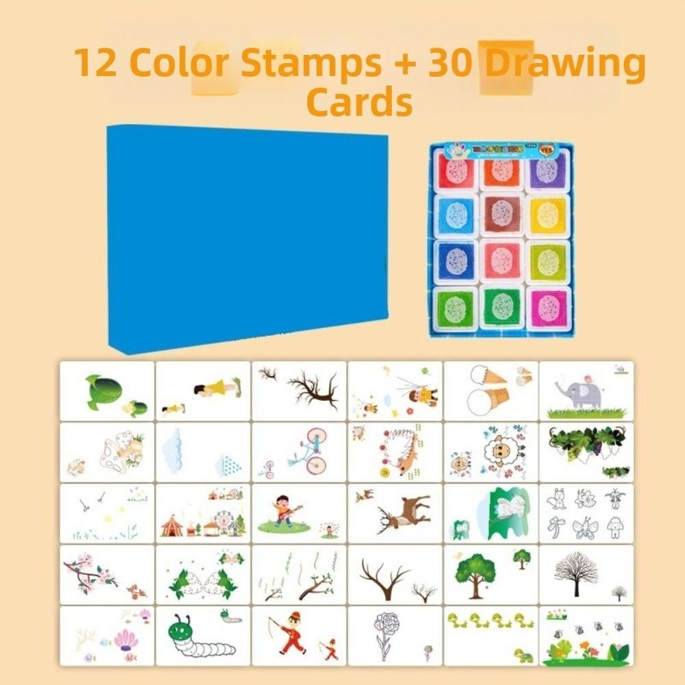 Creative Finger Art Drawing Book Cartoon Animal Graffiti Drawing Toys Art Designer