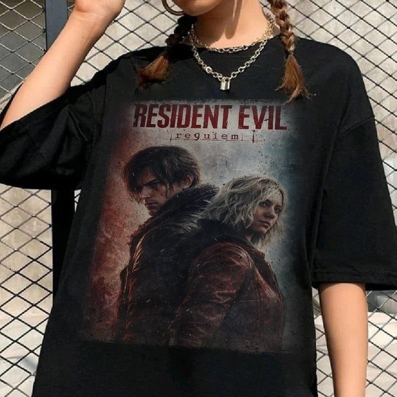 Vintage Resident Evil Requiem 2026 TShirt Resident Evil 92 Shirt Unisex T-Shirt XXL