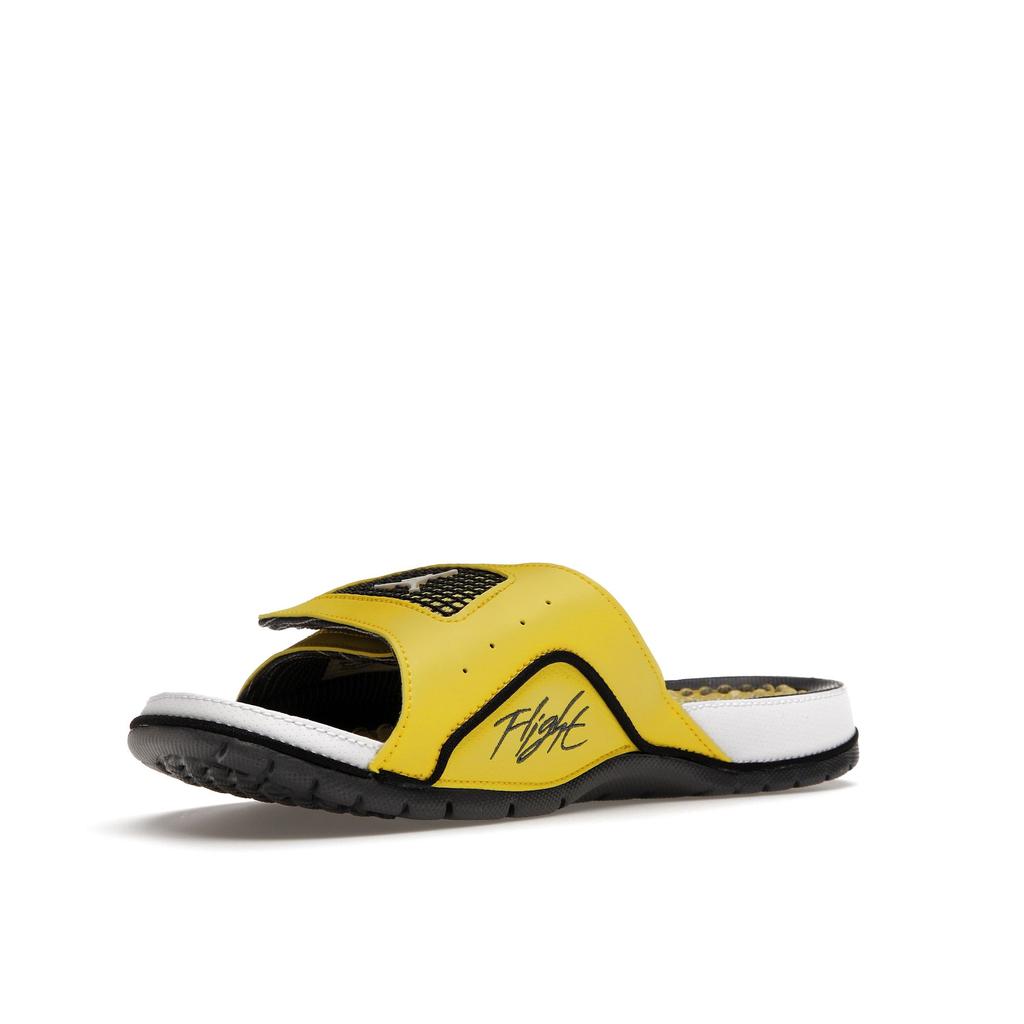 Adidași Unisex Air Jordan Hydro Slide 4 Lightning Galben Tour-Galben Albastru Închis-Gri DN4238-701