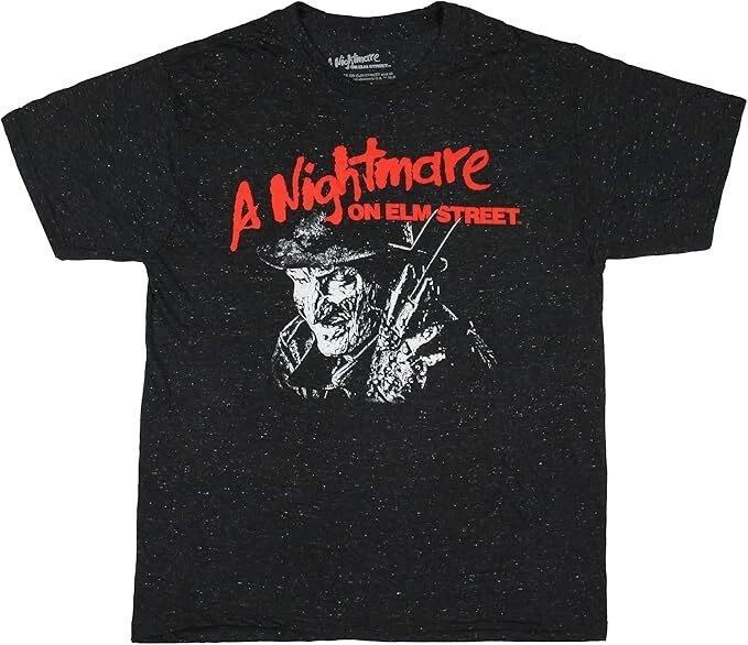 Horror Movie A Nightmare on Elm Street Freddy Krueger Distressed Tee shirt New XXL