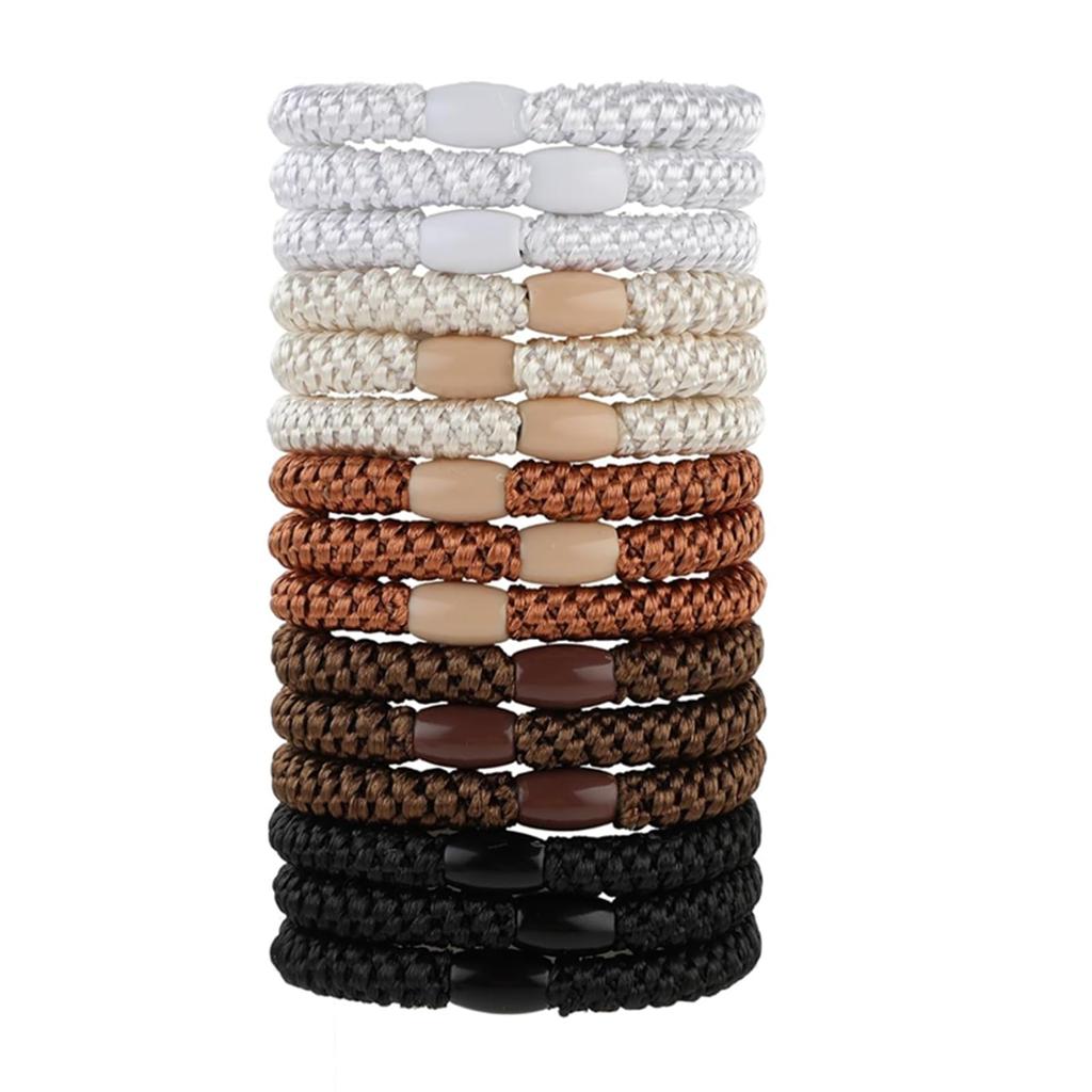 Jewktuai Hair Hair Accessories for Adults Hair Stylish Hair Hair Ring Adult Hair High Thick Hairbands for Simple Hair Accessories Coffee Ties,
