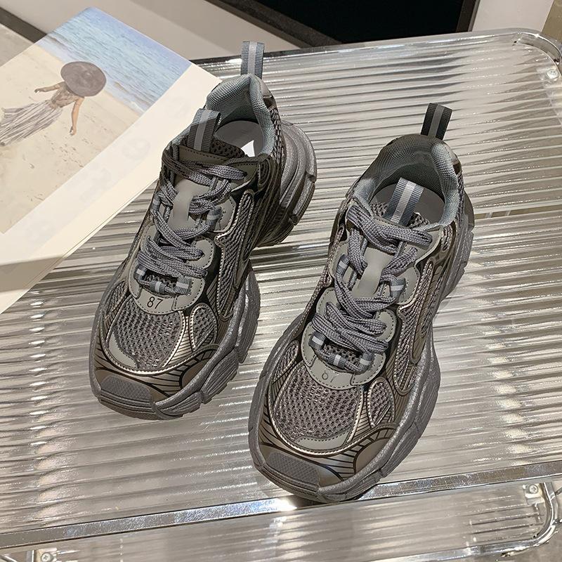 

Кроссовки на платформе для женщин, универсальная модная повседневная обувь, новые беговые кроссовки весна и осень, тренд 40