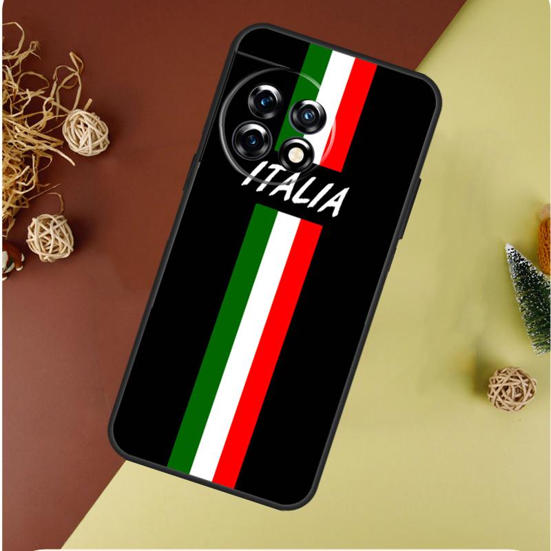 Italian Italy Flag For OnePlus 13 13R 12 12R 11 9 10 Pro 8T 9RT 10T 10R Nord 4 CE 2 3 Lite N20 N30 Phone Case