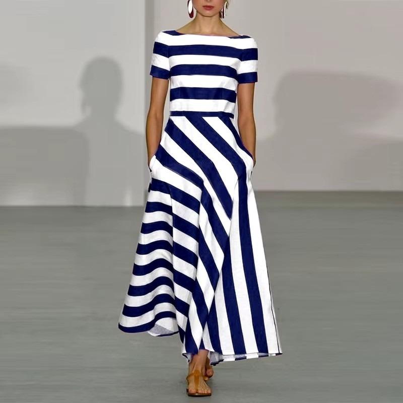 JPNTKYWomen's Fashion Summer Spring Short Sleeve  Casual Dresses