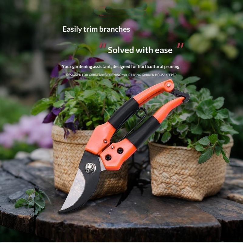 Sharp Stainless Steel Pruning Shears Garden Hand Pruner For Tree Branches Fruit Twigs Gardening Cutting Tool