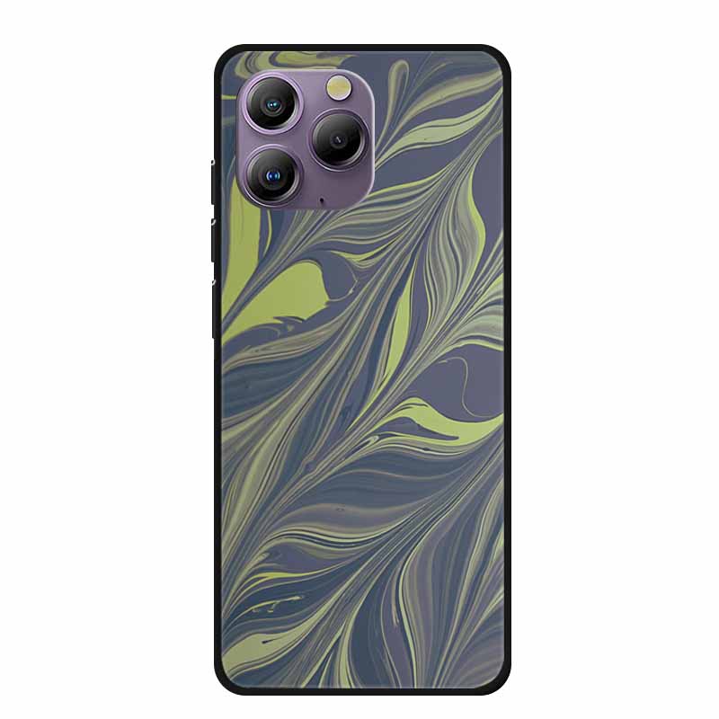 Copertura Morbida Spazio per Custodia Blackview A96 Fiore TPU Gatto Custodie in Silicone per BlackviewA96 Cover Shell Amorevole Antiurto