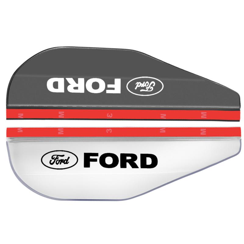 2 Stück Auto Rückspiegel Seitenansicht Regenabweiser Augenbrauenschutz Sonnenblende Für Ford Focus Mk3 Fiesta Ranger Fusion Mondeo Mustang Fusion Kuga Ecosport