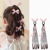Sweet Wig Pigtail for Kids Girl Chic Butterfly Bow Rabbit Ear Children Wig Braid Hair Band Hair Accessories Headwear Ornament