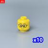 Custom Build Bricks Printed Head Face Expression 4cm Action Figure Body Part DIY Educational Toy Creating Bricks Toysets Ideal For Youngsters Gift
