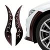 Easy Installation Car Roof Decoration 3D Dragon Horn Decoration Decorative Stickers for Auto Styling Exterior Ornament 2pcs