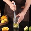 BJ Stainless Steel Ice Crusher Hammer, Ice Breaker, Juicer Stick, Shaker Cup Muddler, Lemon Tea Tool, Ice Crusher Hammer, 26cm Long Versio